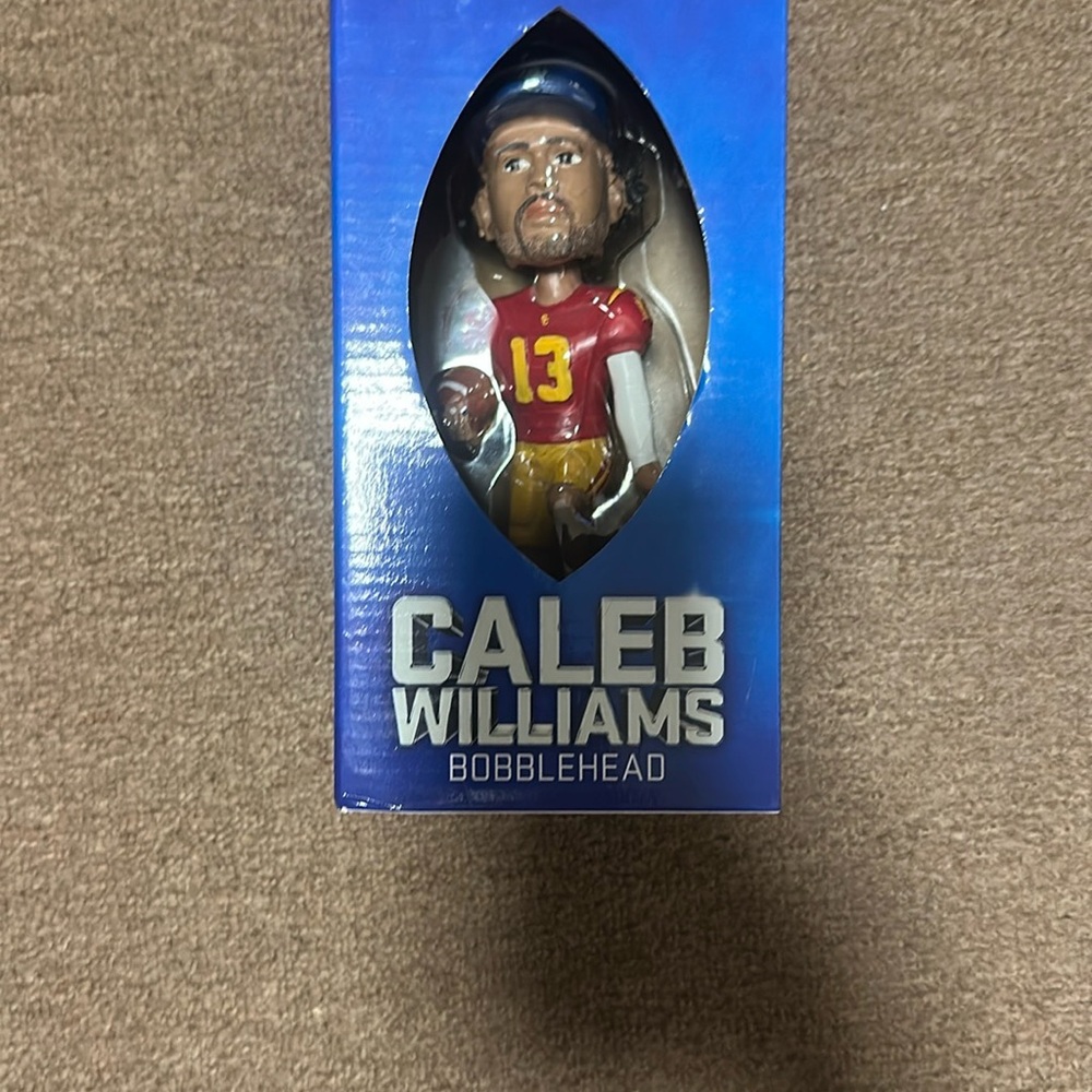 Caleb Williams Los angeles Dodgers Bobblehead new in box